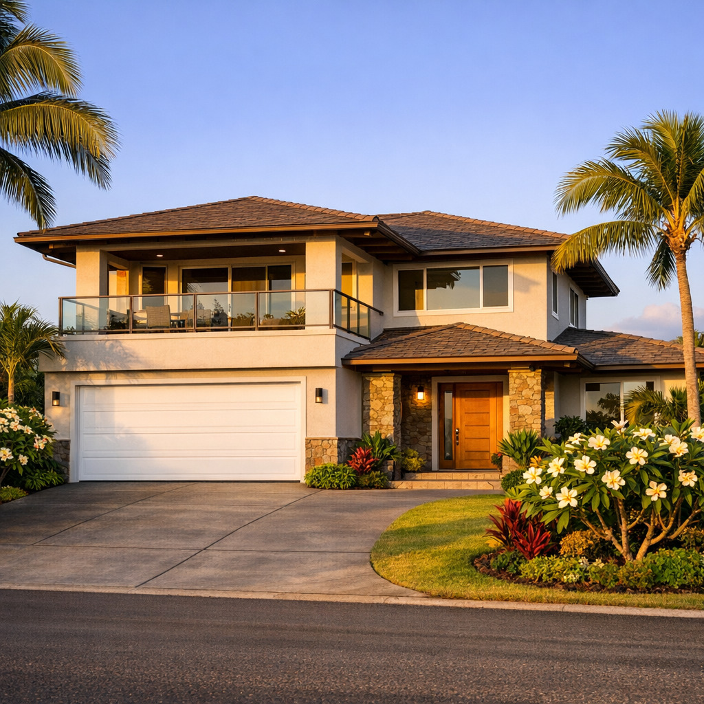New garage door installation