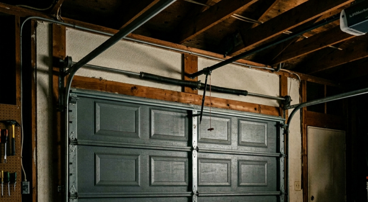 Garage door spring repair